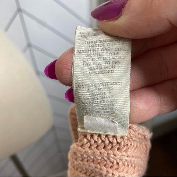 Fossil Peach Ribbed Sweater - Picture 6 of 6